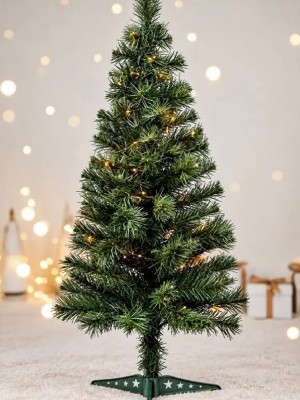Hüco Bazaar Yılbaşı Noel Çam Ağacı 100 cm Christmas Dekoratif Hediyelik Biblo (Süsler Dahil Değildir)