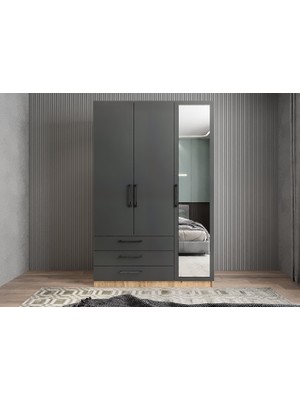 Baramolife Life 3 Kapaklı Gardırop - G.Ü.L_105