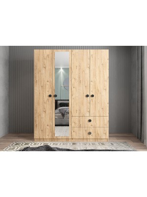 Baramolife Harika 4 Kapaklı Gardırop - G.D.H_180