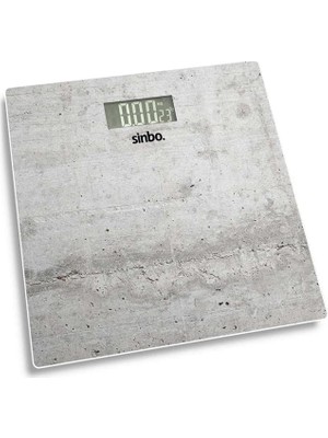 Marka Kolik Sinbo SBS-4451 Banyo Baskülü, Dijital Cam Mermer Renk