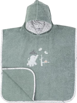 Gy Atelier Hero Kahraman Kapüşonlu Havlu Bebek Çocuk Pançosu Elephant