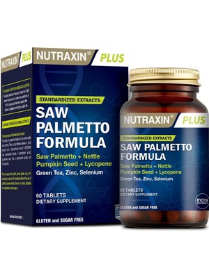 Marka Kolik Nutraxin Saw Palmetto Formula 60 Tablet