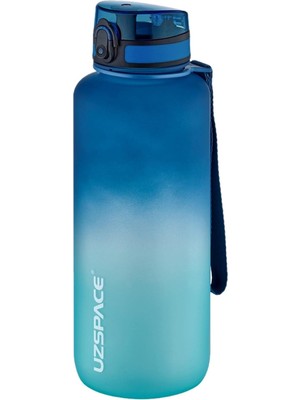 Marka Kolik Uzspace Motivasyon Matarası 1500 ml Mega Büyük Boy Çift Renk 8 Farklı Renk