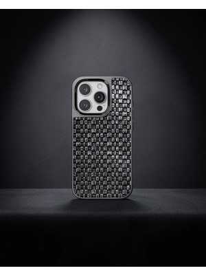 Astraltech iPhone 15 Pro - Kılıf - Venco Brand - Gümüş