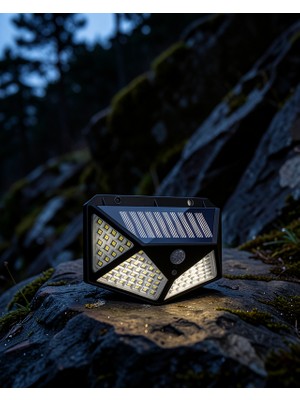 Vavis 100 LED Güneş Enerjili Bahçe Lambası Xuczzzduvarlambası