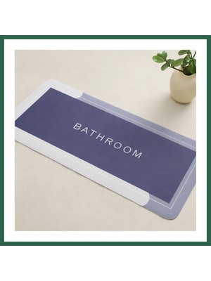 Vintessy Vıntessy Dikdörtgen Su Emici Banyo Paspası 116 x 37.5 cm (Elastik) BZS01