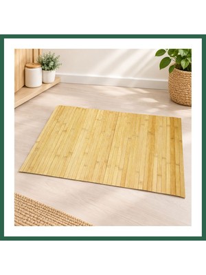 Vintessy Vıntessy Bambu Çubuklu Kaydırmaz Banyo Paspası BZS01