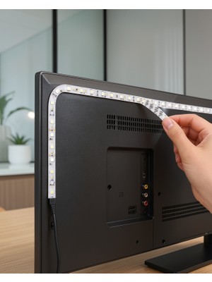 Fantastik Store Uzaktan Kumandalı LED Arka Işık Şeridi 2m UCZZZTVLED2MT-7