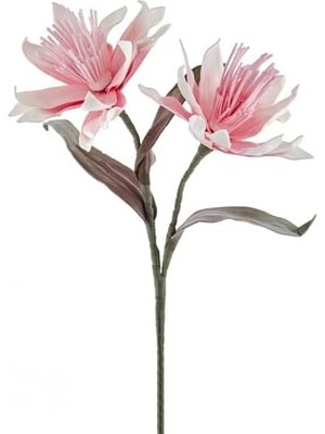 TemmuzX Lmdr Latin Çiçeği Açık Pembe 96CM Kıvrılabilir Dekoratif Yapay Çiçek (1 Dal)