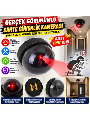 Marka Kolik Gerçek Görünümlü Sahte Maket Güvenlik Kamerası (Adet Fiyatıdır)