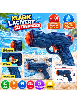Marka Kolik 18 cm Klasik Lacivert Su Tabancası