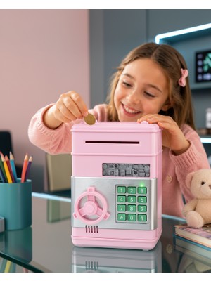 Aparim Elektronik Şifreli Otomatik Para Yutan Kumbara UCZZZSAM53NUMBERBANK-26