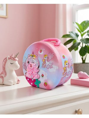 Aparim Mini Çocuk Para Kasası Gizli Saklama Kutusu Uczzzşifrelikumbarapembe-7