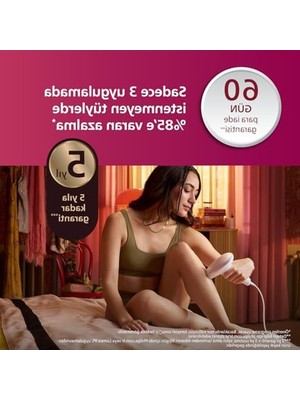 Rafta Ipl Lazer Epilasyon Cihazı, Vücut ve Yüz Başlığı, Beyaz