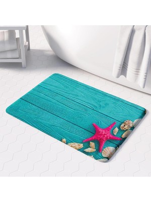 TemmuzX Banyo Paspası, Kaymaz Taban, Banyo Halısı, Makinede Yıkanabilir