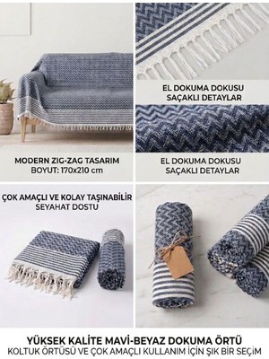 TemmuzX Ürün Görseli Özel Dokuma Koltuk Örtüsü | Çok Amaçlı Pike & Şal Örtü | Kanepe Örtüsü Pike - Çok Amaçlı Örtü Ev Hediyesi Kanepe Örtüsü Çok Amaçı Örtü 17