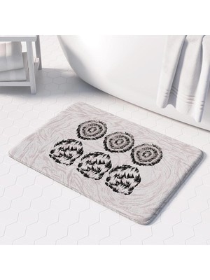TemmuzX Banyo Paspası, Kaymaz Taban, Banyo Halısı, Makinede Yıkanabilir