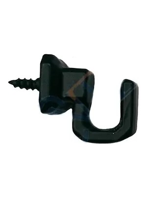 Yakup Tokatlı Moda Tm Vidalı Kanca, Askı Küçük - 15X18MM, Siyah - 100 Adet