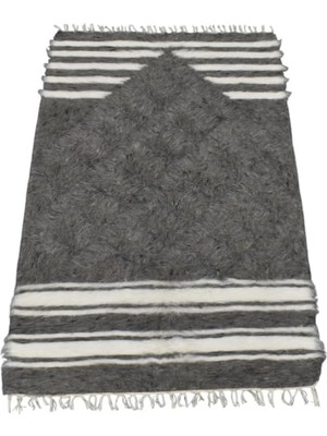 TemmuzX Zehra Abla Halı Yeni El Dokuma Namazlık Seccade Tiftik Yün Siirt Kilimi 6294 Çok Renkli-80 x 125