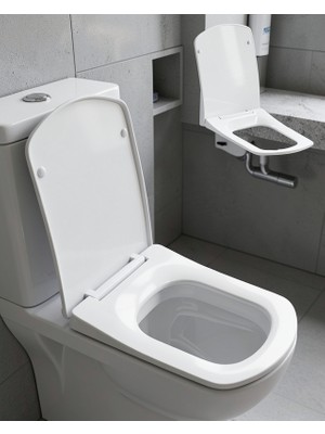 SDT Universal Klozet Kapağı Yavaş Kapanan Soft Close Uczzzkareklozetkapağı-3