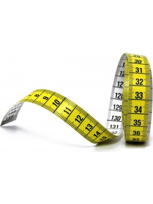 Marka Kolik Mezura 150 cm Beden Vücut Ölçüm Mezurası Bandı, 1.5 Metre Terzi, Diyetisyen, Beden, Kıyafet Hayvan Ölçüm Metresi Kutulu