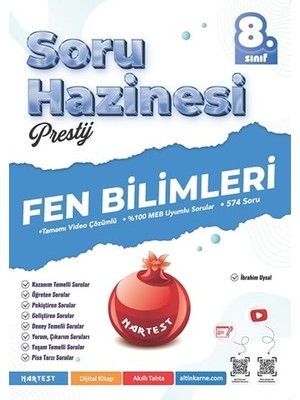 Marka Kolik 8. Sınıf Nartest Mod Fen Bilimleri Soru Bankası