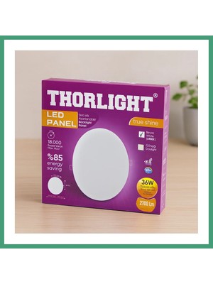 S'82 36W 22CM Beyaz LED Panel 6400K 2700LM Sıva Altı Ayarlı BZS82