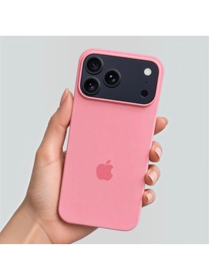 Pronorth IPhone 17-18 PRO MAX Uyumlu Kılıf Logolu Lansman Soft Yumuşak Içi Kadife Silikon Kapak