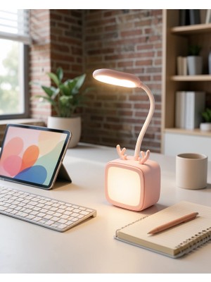 Midas Toptan Şarj Edilebilir LED Masa Lambası UCZZZLD8804MASALAMBASI-6