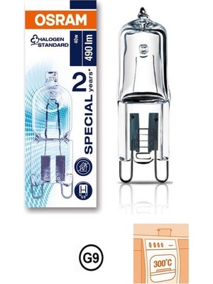 Osram 40W Halojen Ampul G9 Duy 2700K Sarı Renk Sıcaklığı Dim Edilebilir Özelliği ile Pratik Çözüm