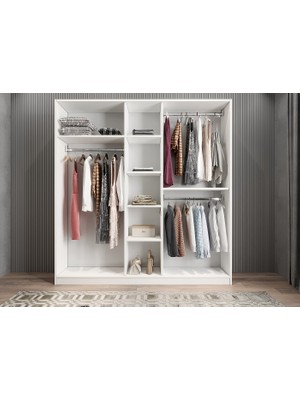 Baramolife Eko 5 Kapaklı Gardırop - G.B.E_175