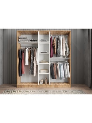 Baramolife Eko 5 Kapaklı Gardırop - G.B.E_225