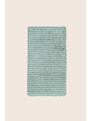 İrya Arora Tekli %100 Pamuk Banyo Paspası 70X130 cm Pudra Mavi