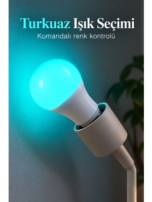 Marka Kolik Kumandalı LED Ampul 10 W Güç Özellikli - Lisinya
