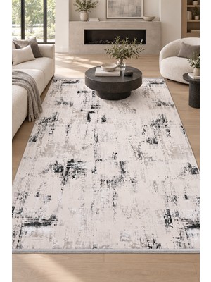 Ela Home Sonta Krem Gri Ozel Olcu Salon Oturma Odasi Koridor Halisi Robot Supurge Uyumlu Kolay Temizlenebilir