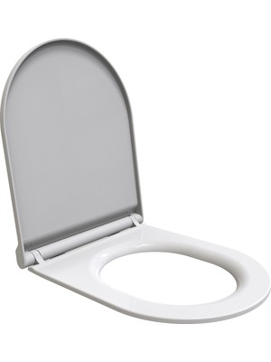 Bien Rico Yavaş Kapanan Beyaz Klozet Kapağı 42,3x35,5 cm Banyo ve Tuvalet İçin Dayanıklı