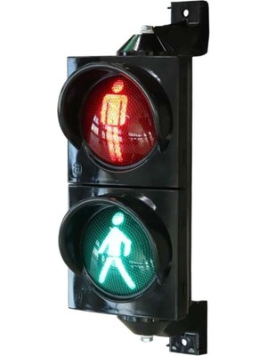 TemmuzX Hayat Trafik - Ledli Yaya Figürlü Sinyal Verici, Trafik Lambası 100 mm
