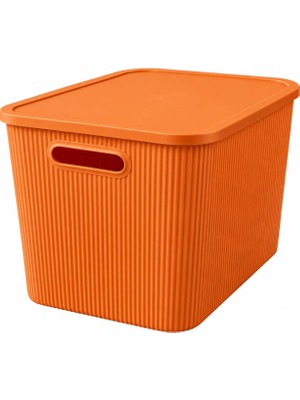 TemmuzX 28 L Saklama Kutusu, Organizer, Düzenleyici Turuncu 37×26×22,5cm