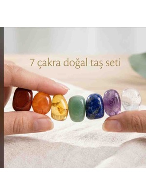 Best Bioenerji Taş Terapi "çakra Tımbıl Doğal Taş Seti 7 Adet