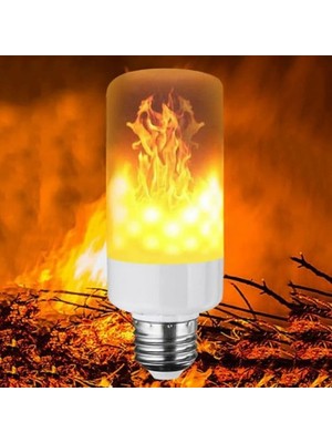 Cata CT-4059 5W Alev Ampül E-27 Gerçek Alev Efekti 3 Fonksiyonlu Alev Ampul