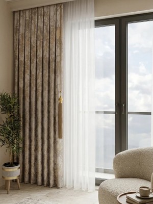 Nivemes Home Nivemeshome Adel 5311 1/3 Pileli Fon Perde Apm