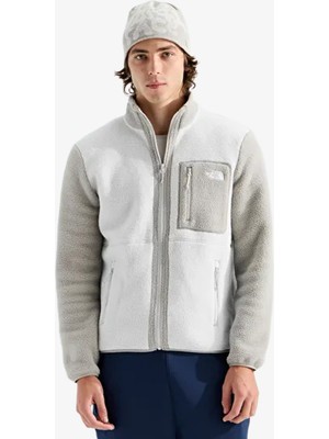 The North Face Yumiori Erkek Beyaz Fermuarlı Polar NF0A883RP481