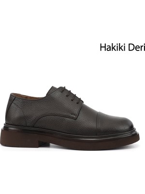 Gönderi(r) Erkek Kahve Floter  Hakiki Deri Klasik Ayakkabı