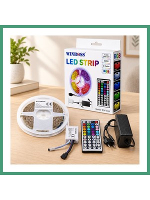 S'82 Rgb 5050 Smd LED Şerit 5m (54 Led/m) Kumandalı BZS82