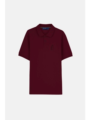 Reflect Studio Imparator Penguen Polo T-Shirt - Bordo