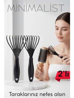 Şanal Transformacion Tarak Temizleyici Mini Tırmık 2 Adet Renkli, 7430001714617