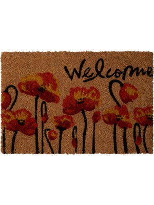Mudo Home WELCOME SCARLET KAPI PASPAS 40X60