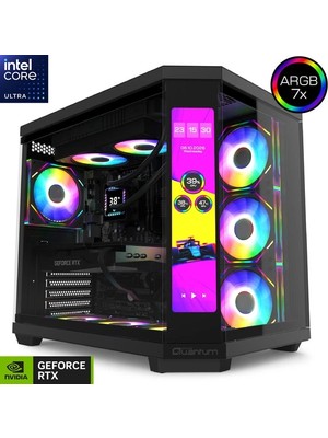Quantum Gaming Sirius QT4002 Ultra 7 230H 32GB Lpddr5 1tb Nvme Geforce Rtx 5060 Ti Freedos Gaming Masaüstü Bilgisayar