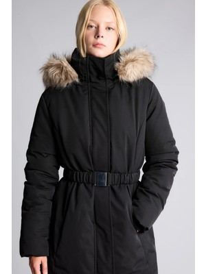 DeFacto Regular Fıt Kapüşonlu Kalın PARKA I2858AX26WN