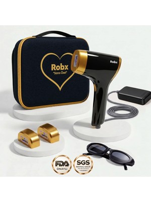Robx A05 IPL 3 Milyon Atım Akıllı Cilt Tanıma Ultra Seri Atım 3 Başlık Bay&bayan